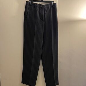 Gerard Darel Women's Marine Black Pin Striped Trousers